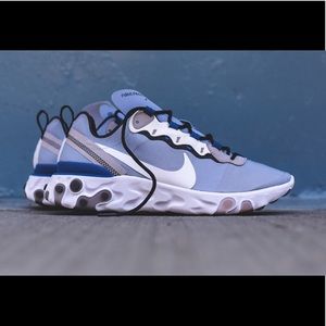 Nike react element indigo fog. Size 10